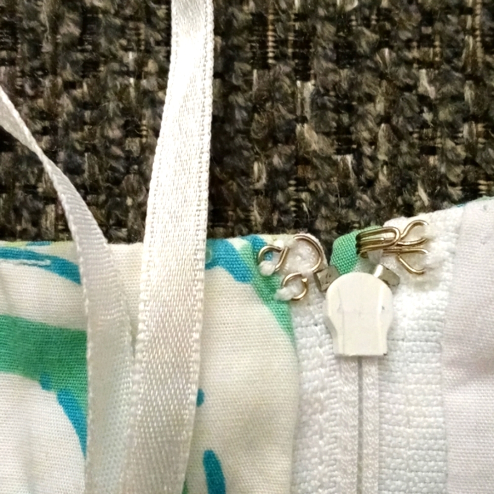 🆕 🐟VTG Lilly Pulitzer🐟 - "School's Out" Strapless Dress - Picture 7 of 16